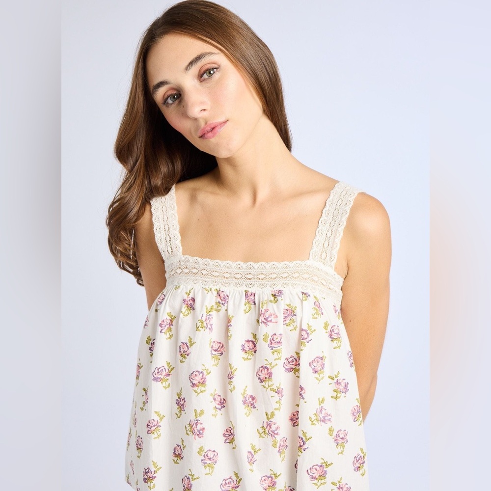 NWT Sasha Top by Mille Rose Block Print XL